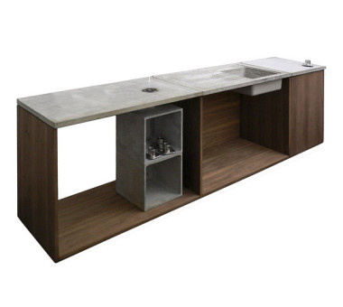 Кухонная столешница из бетона