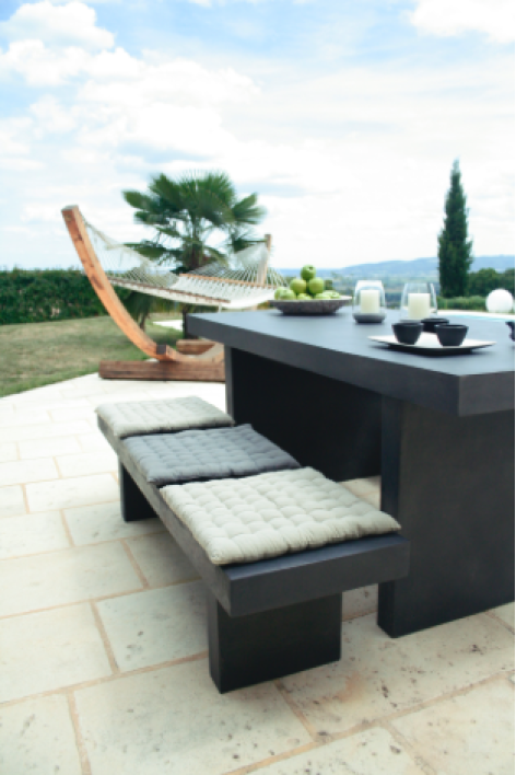 Комплект мебели из бетона F9