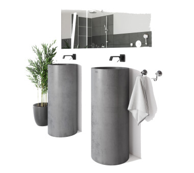 Умывальник из бетона U4B