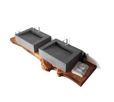 Умывальник из бетона U7A