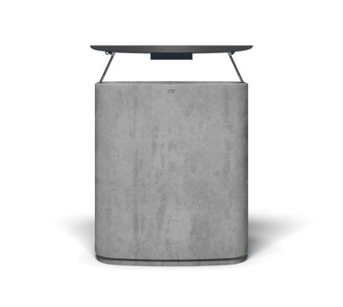 Уличная бетонная урна U11