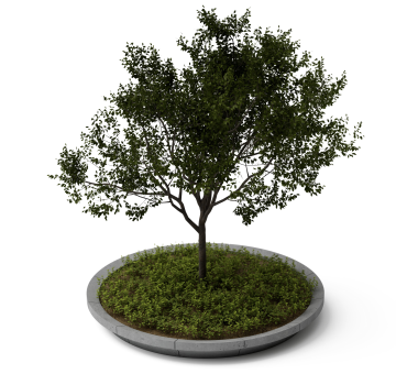 Уличная бетонная клумба K02