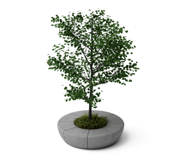 Уличная бетонная клумба K07