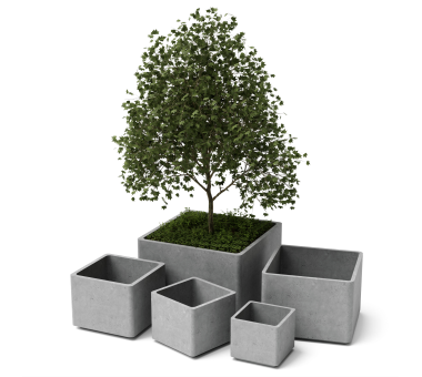 Бетонный вазон Кесто L-XXXXL