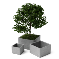 Бетонный вазон Петра L-XXL