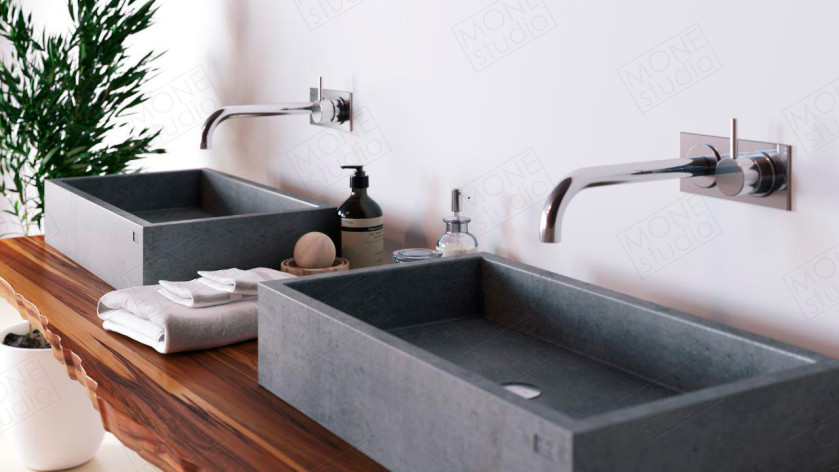 Умывальник из бетона M4A