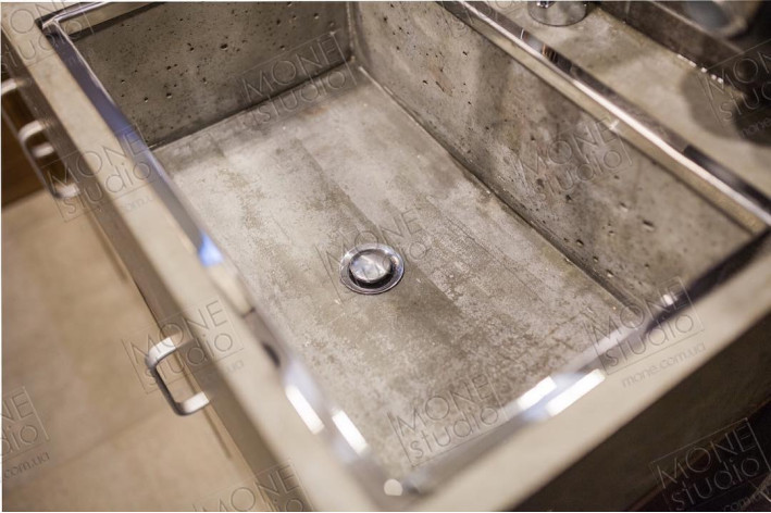 Умывальник из бетона W01