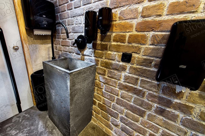 Умывальник из бетона W01