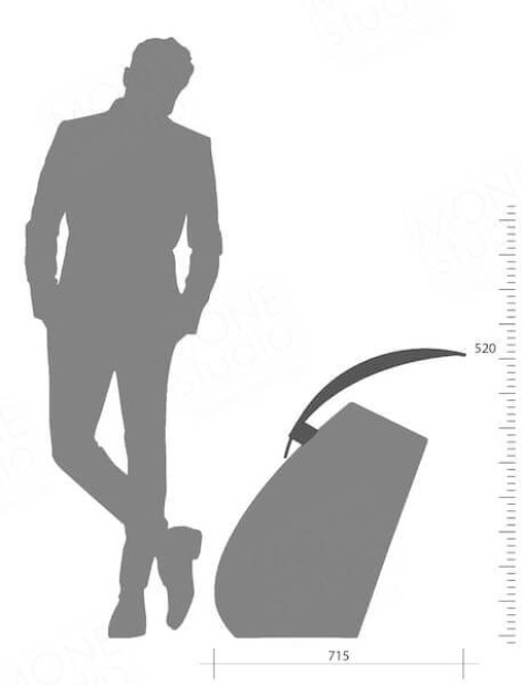 Уличная бетонная урна U02