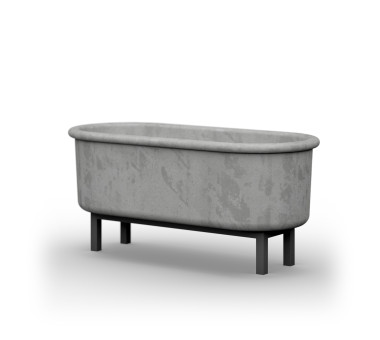 Ванна из бетона 